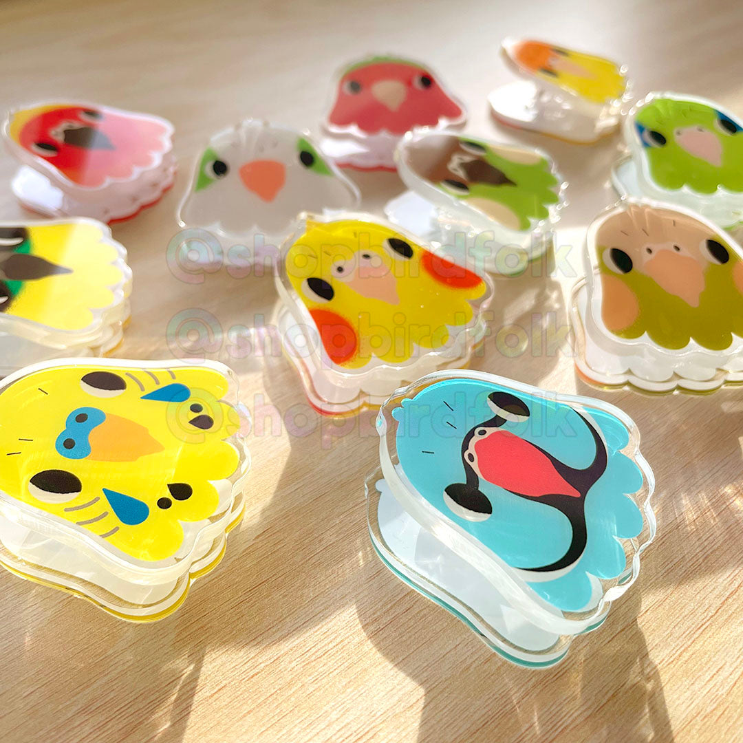 Parrotlet Acrylic Clip