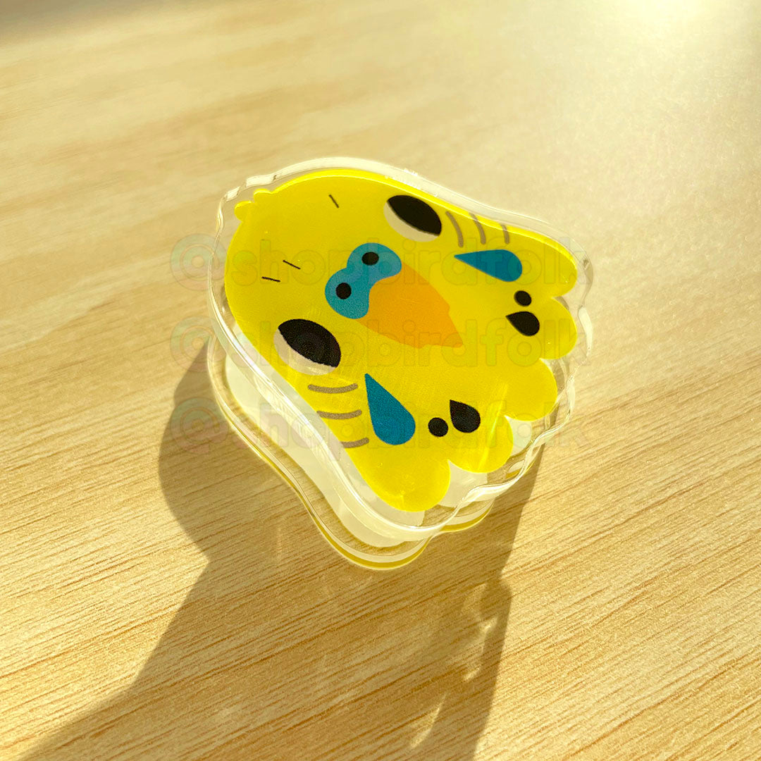 Budgie Acrylic Clip