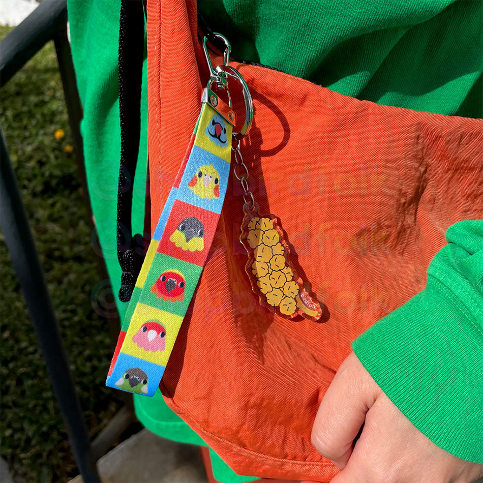 Birds! Lanyard Keychain