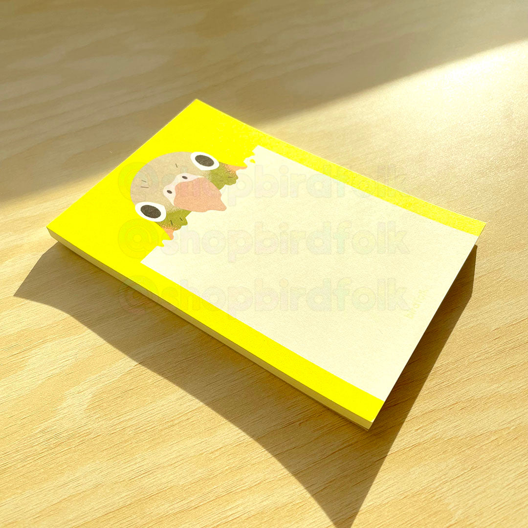 Cinnamon/Pineapple Green-cheek Notepad