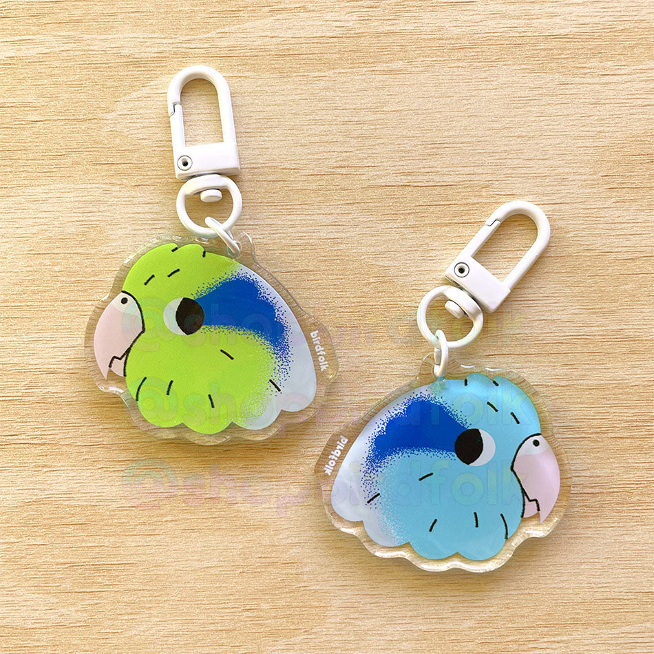 Parrotlet/Blue Parrotlet Keychain
