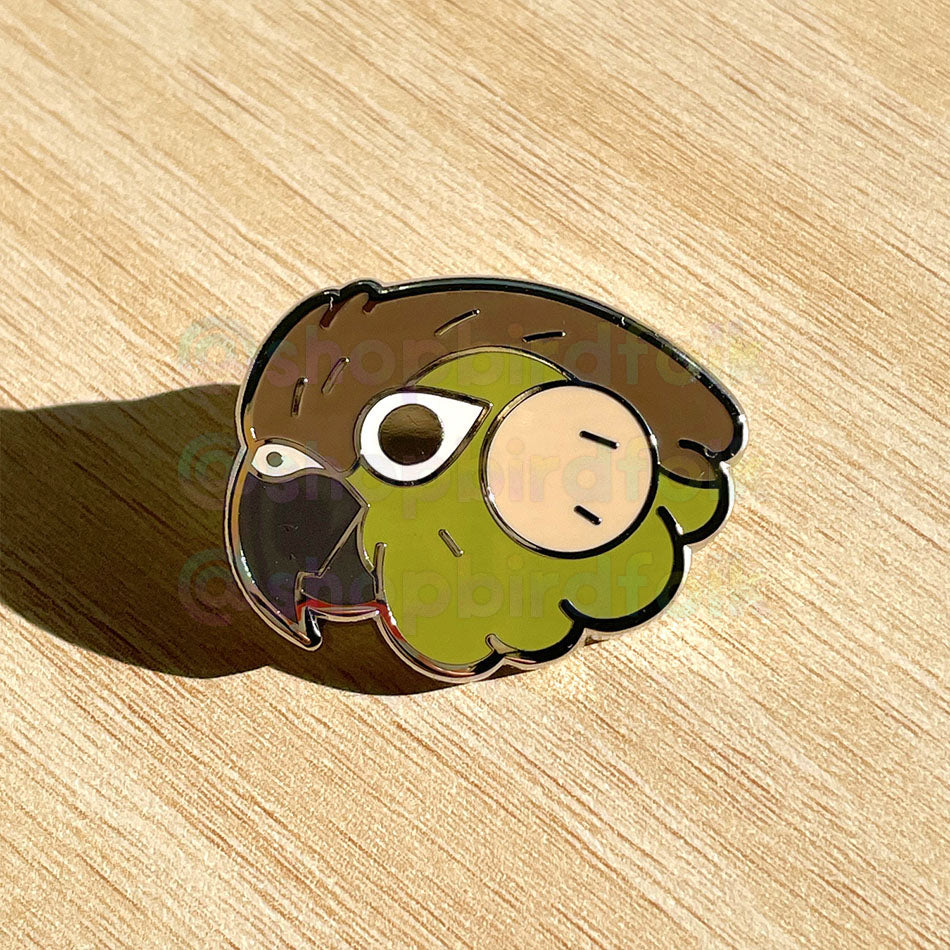 Green-cheek Enamel Pin