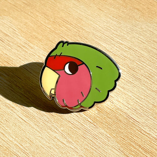 Lovebird Enamel Pin