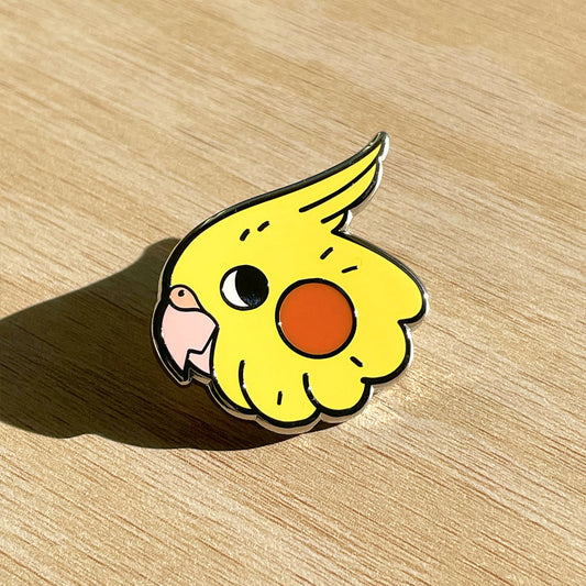 Cockatiel Enamel Pin